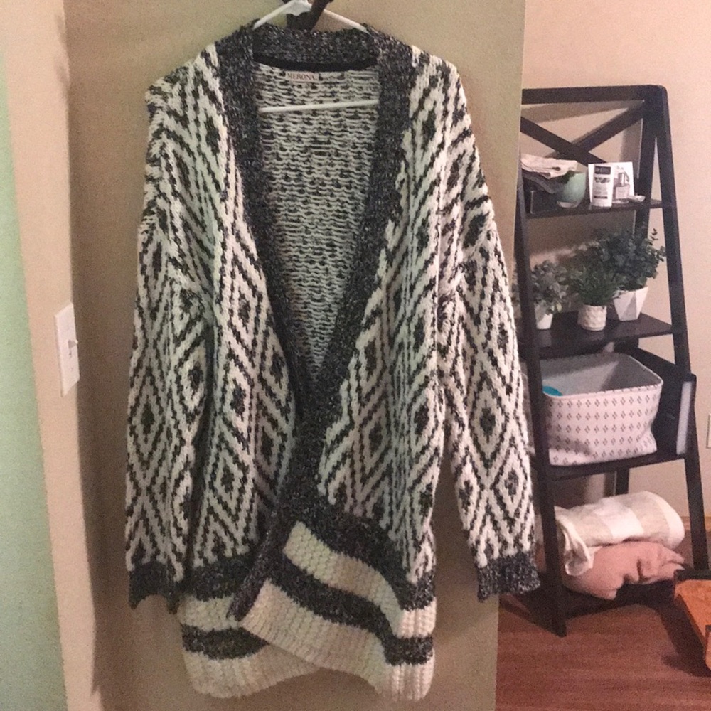 Cable knit sweater